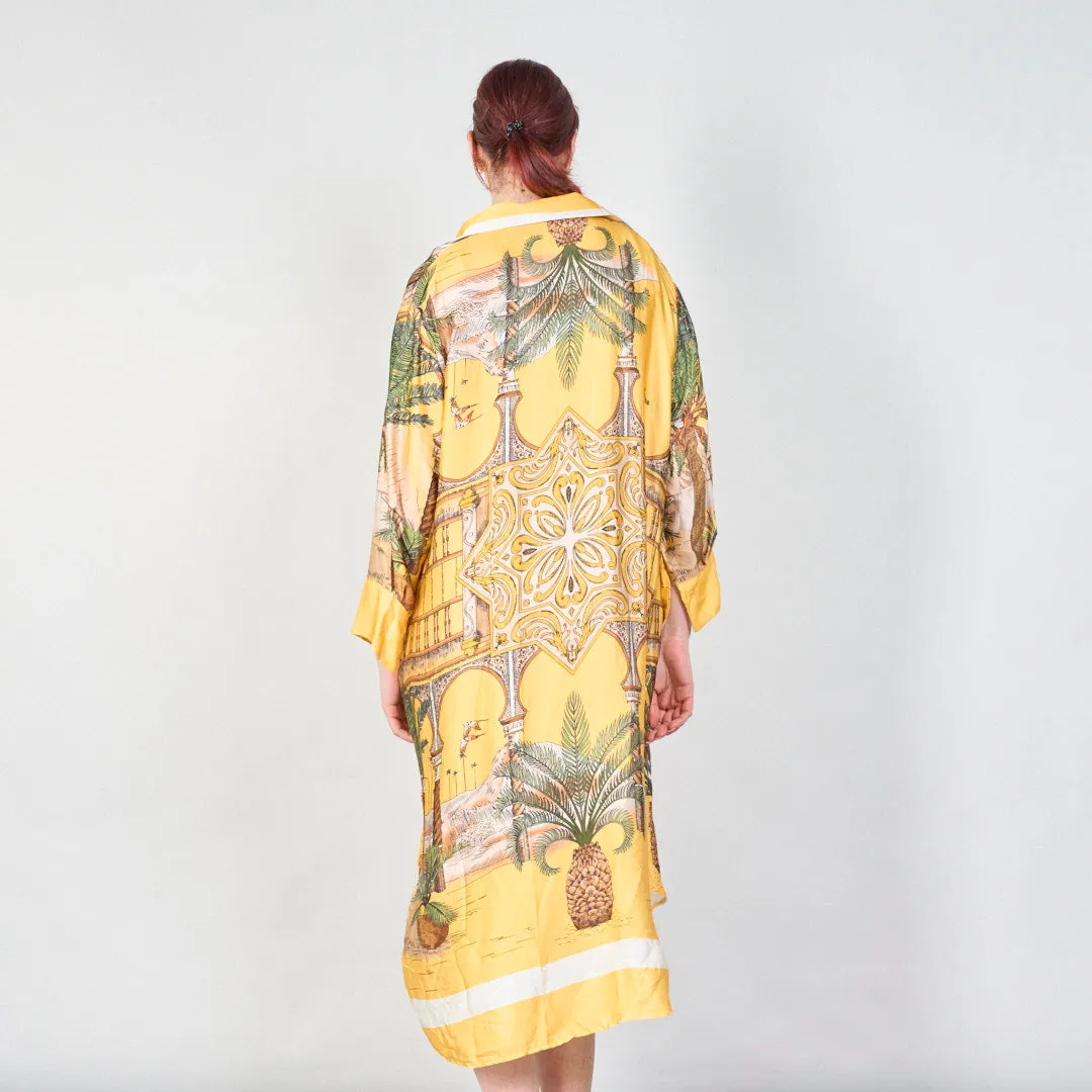 Arabian nightscape print flowy tunic wholesale
