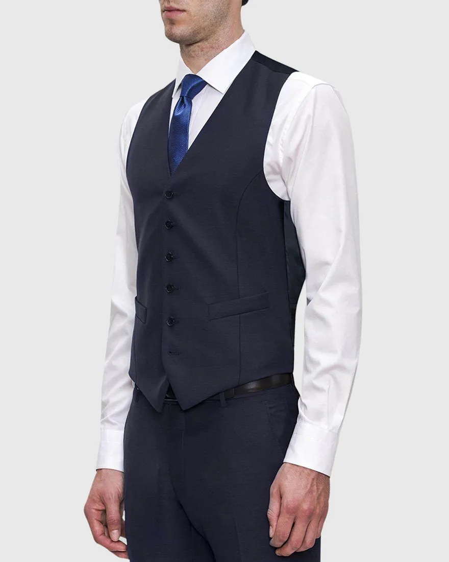 JOE BLACK FJV032-J NAVY MAIL VEST
