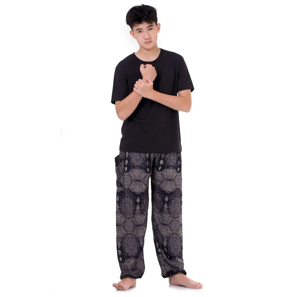 Men's Mandala Harem Pants Azure Zen