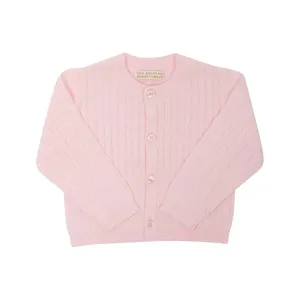 Palm Beach Pink Cambridge Cable Cardigan