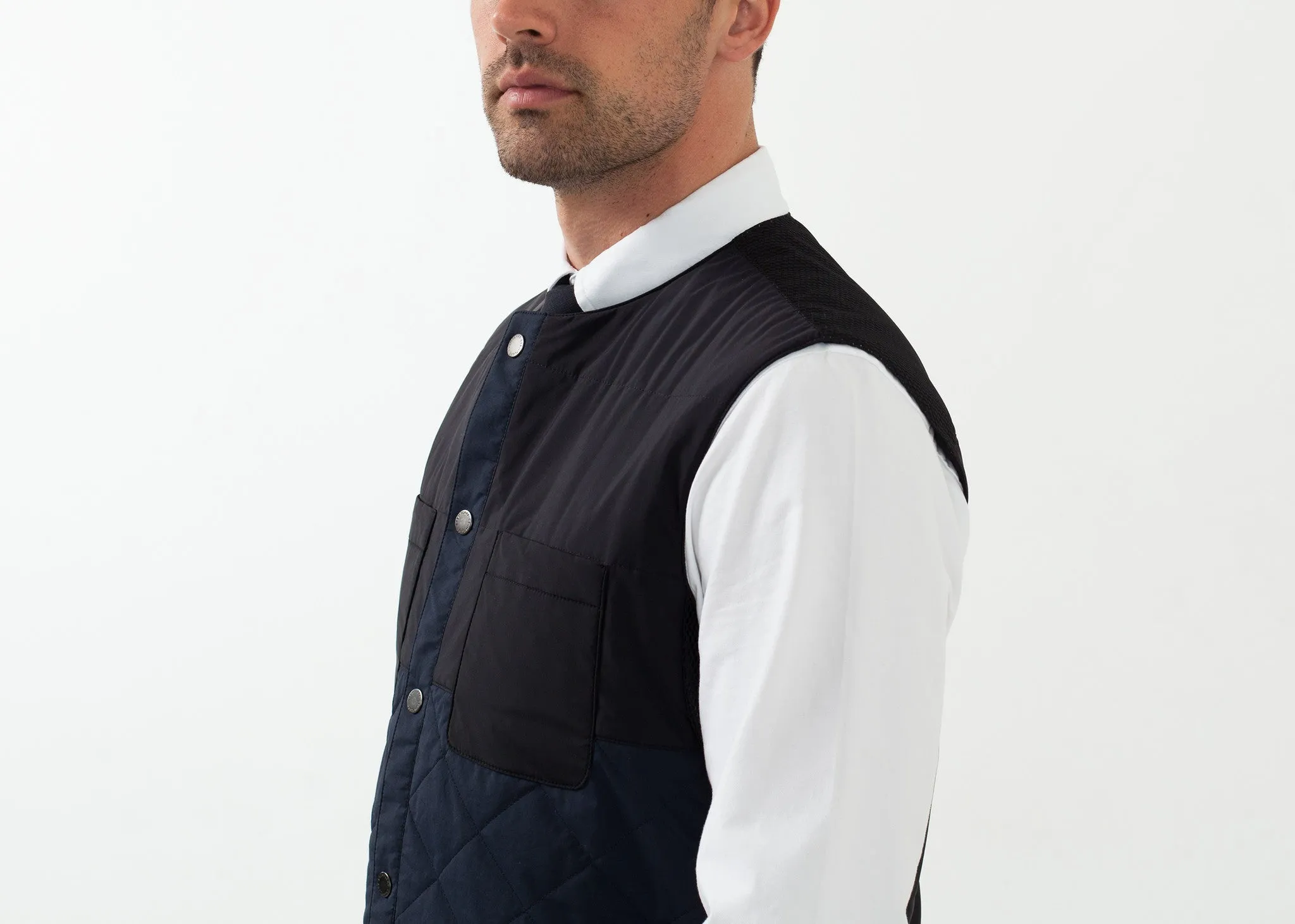 Reversible Quilted Vest - Less Choice