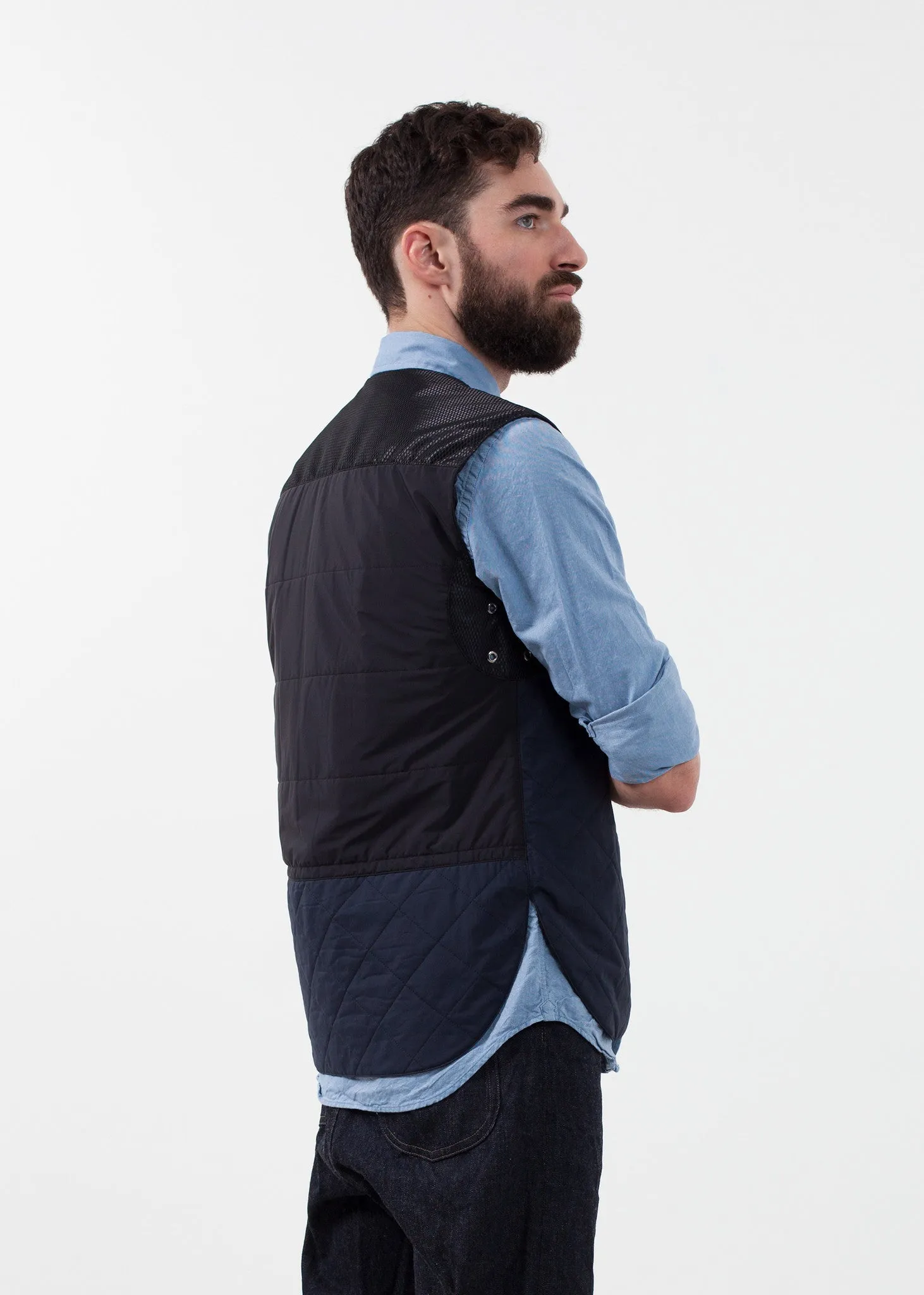 Reversible Quilted Vest - Less Choice