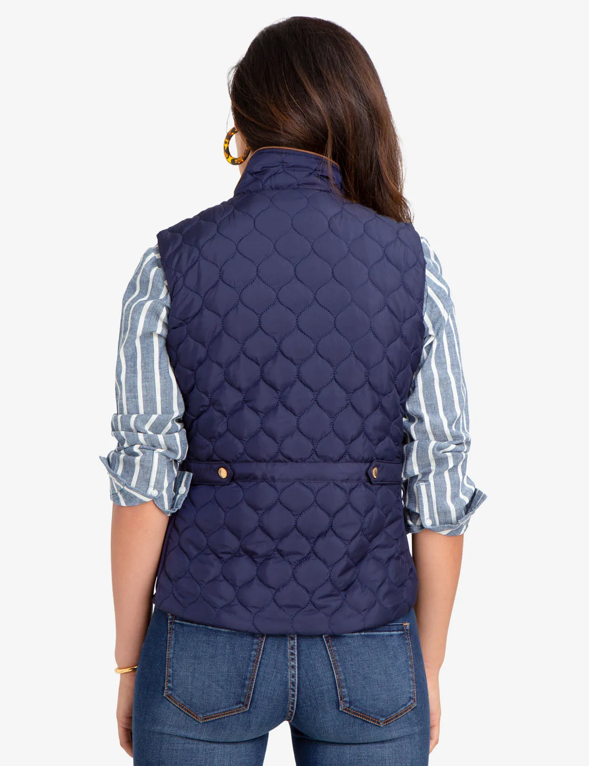 SIDE KNIT QUILTED VEST