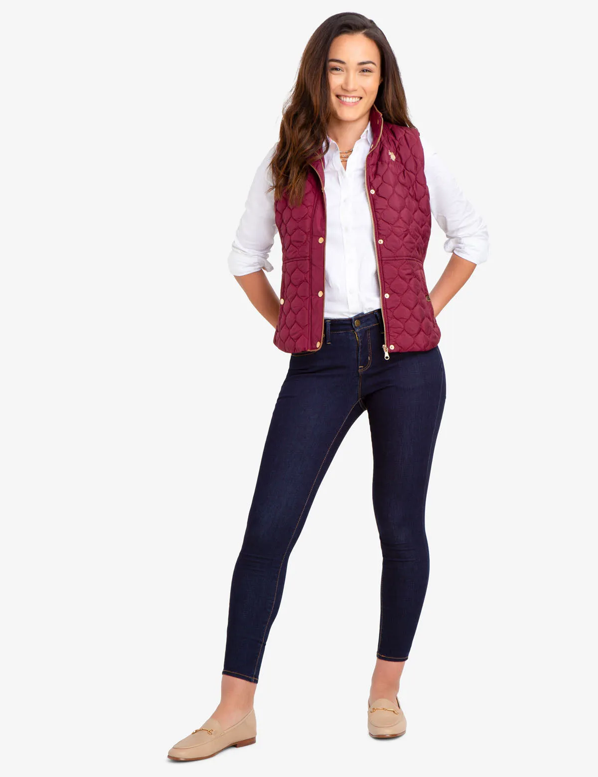 SIDE KNIT QUILTED VEST