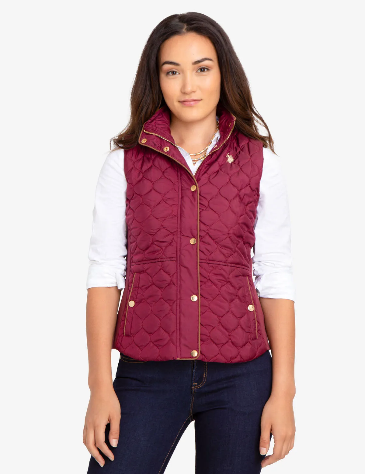 SIDE KNIT QUILTED VEST
