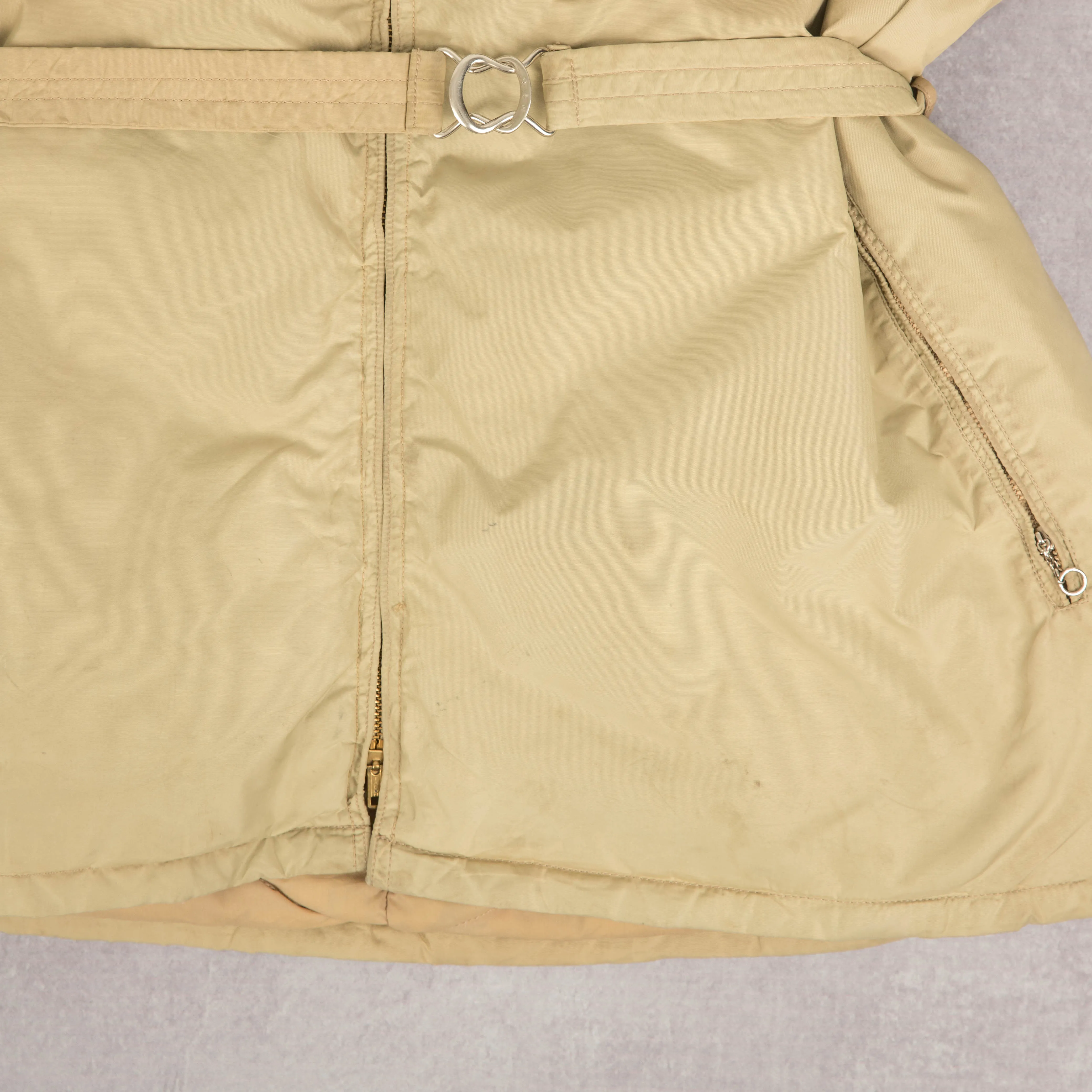 WOMEN'S VINTAGE 1980S FULL ZIP PADDED SKI JACKET - LARGE