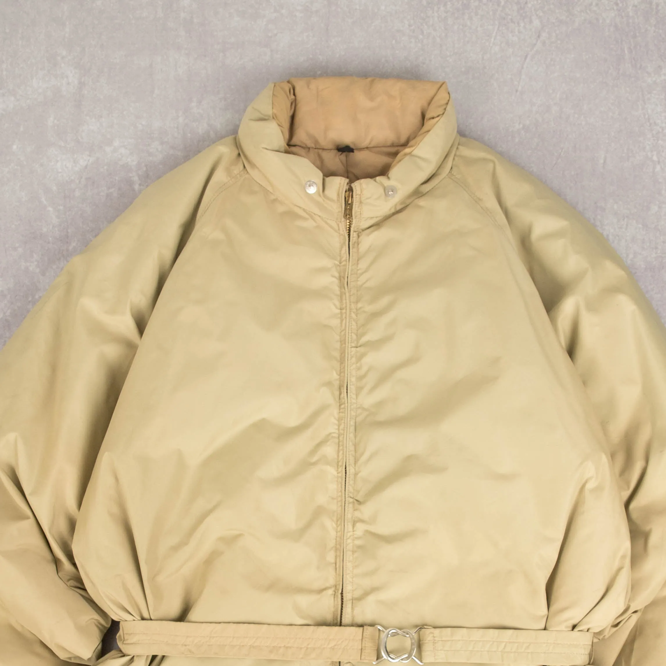 WOMEN'S VINTAGE 1980S FULL ZIP PADDED SKI JACKET - LARGE