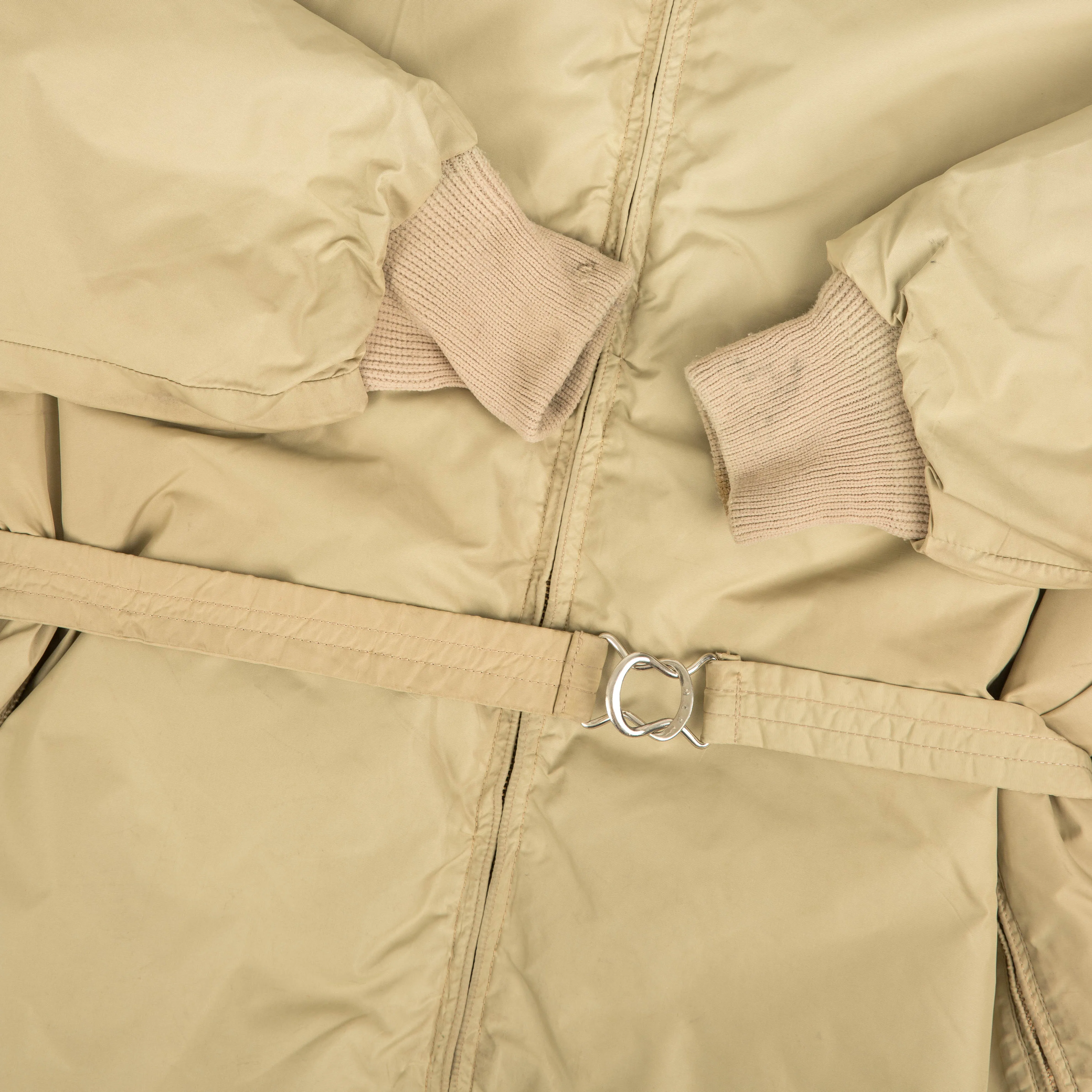 WOMEN'S VINTAGE 1980S FULL ZIP PADDED SKI JACKET - LARGE